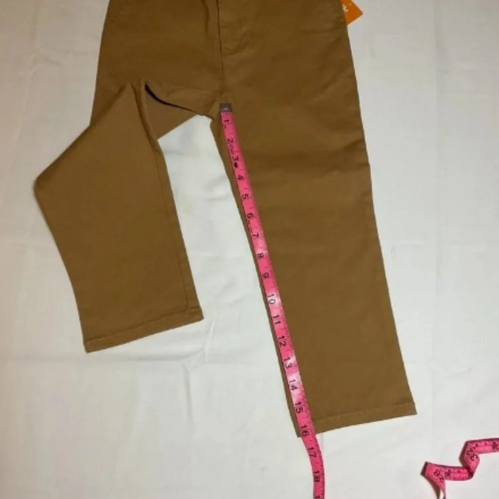 Gymboree Boys Size 4T Tan Chino Adjustable Waist Pants NWT Classic Preppy School